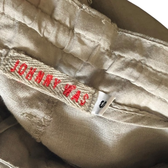 Johnny Was Linen Wide Leg Pants - Picture 5 of 6